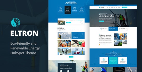 Eltron - Solar Energy HubSpot Theme